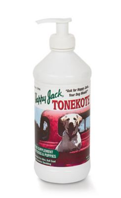 Happy Jack Tonekote Skin & Coat Supplement for Dogs, For Itching Skin Relief, Dull Coat, Dry Skin, Excessive Shedding