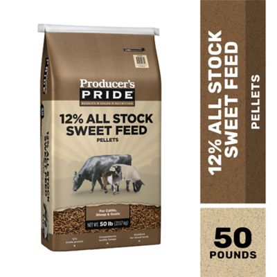 Producer's Pride 12% All-Stock Sweet Pellets Feed, 50 lb. Price pending