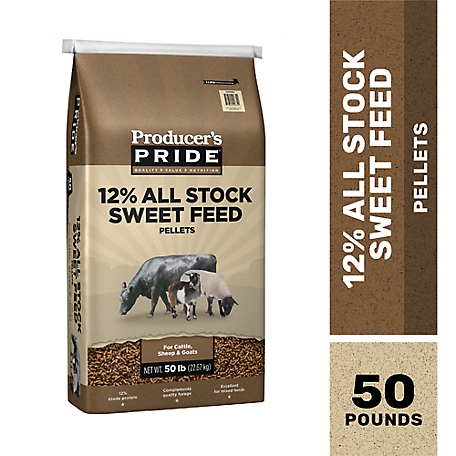 Producer's Pride 12% All-Stock Sweet Cattle Feed, 50 lb. at Tractor Supply  Co.