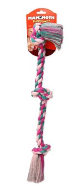 Mammoth Pet Flossy Chews 3-Knot Rope Tug Dog Toy, Medium, 20 in.