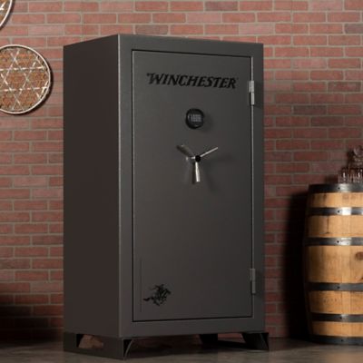Image showing 5 th Winchester Safes 48 Long Gun 27.8 cu. ft. Electronic Lock Gun Safe, 45 min. Fire Rating, GunStiXX Included, Slate