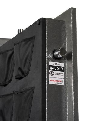 Image showing 6 th Winchester Safes 48 Long Gun 27.8 cu. ft. Electronic Lock Gun Safe, 45 min. Fire Rating, GunStiXX Included, Slate