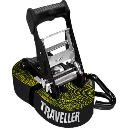 Traveler S25ABY06-J-ALT S25ABY06-J-ALT 2 in x 25 ft Commercial Duty Ratchet Tie Down 2 500 lb Load Limit 7 500 lb Breaking Strength Ratchet Straps