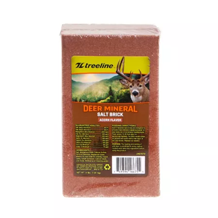 Treeline Sweet Acorn Flavor Deer Mineral Salt Brick 4 lb Game Attractants