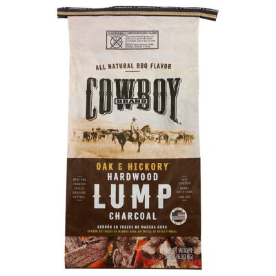 Cowboy Oak and Hickory Lump Charcoal, 15 lb.