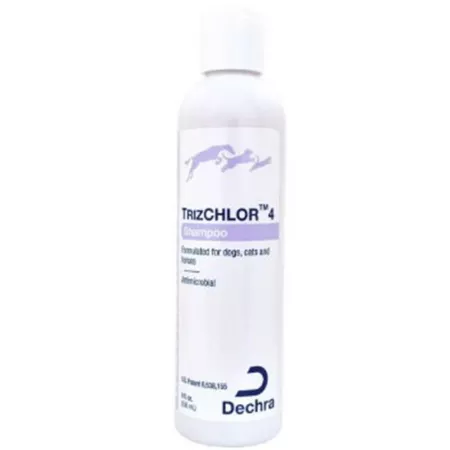 Dechra TrizCHLOR 4 Shampoo 8 oz. Dog Shampoos & Conditioners