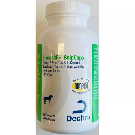 Dechra Eicosa3FF SnipCaps Large 60 ct Dog Skin & Coat Supplements