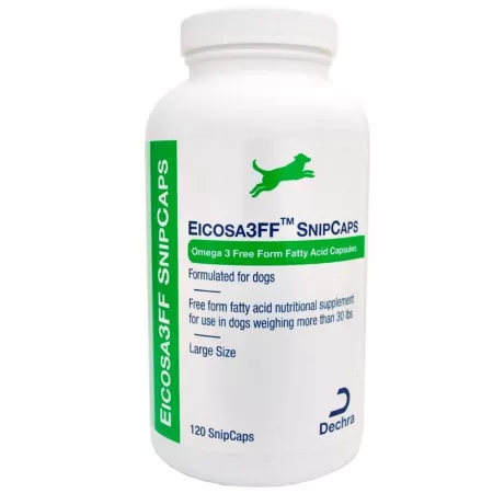 Dechra Eicosa3FF SnipCaps Large 120 ct Dog Skin & Coat Supplements