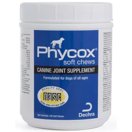 Dechra Phycox Gentle Chewable Joint Supplement 129 ct Dog Hip & Joint Care