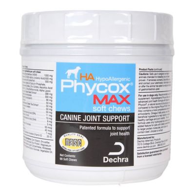 Dechra Phycox HA HypoAllergenic MAX Joint Supplement Soft Chews, 90 ct.