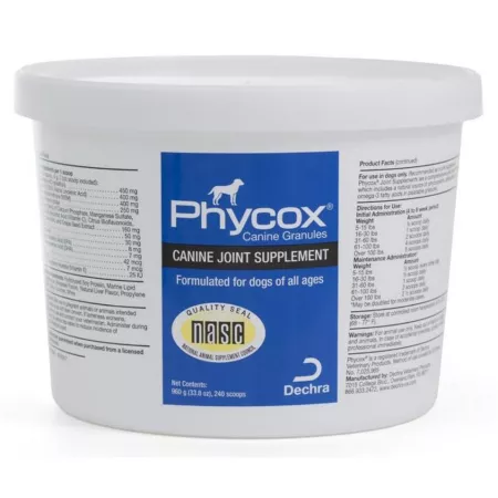 Dechra Phycox joint supplement granules960 g. Dog Hip & Joint Care