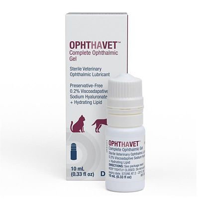 Ophthavet Complete Ophthalmic Gel for Cats and Dogs, 10 mL