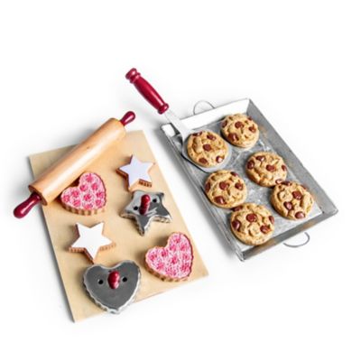 The Queen's Treasures Cookie Chocolate Chip Cookie Baking and Tool Set for 18 in. Dolls, 16 pc. Set