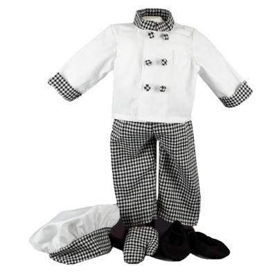 The Queen's Treasures 6 pc. Pastry Chef Clothing Outfit for 18 in. Dolls