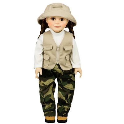 The Queen's Treasures 4 pc. Fishing Adventure Outfit for 18 in. Dolls