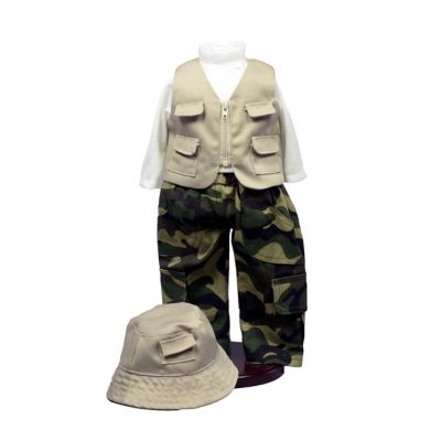 Image showing  4 pc. Fishing Adventure Outfit for 18 in. Dolls
