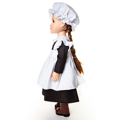 Image showing  4 pc. 1800's Style Kitchen Maid Clothes Outfit for 18 in. Dolls