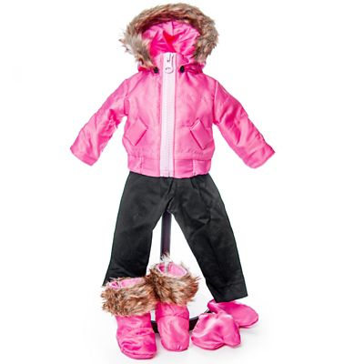 The Queen's Treasures Complete 6 pc. Pink Ski Wear Clothes Outfit for 18 in. Dolls