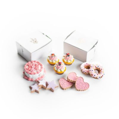 The Queen's Treasures 16 pc. Cookies, Cupcakes, Doughnuts, and Cake for 18 in. Dolls