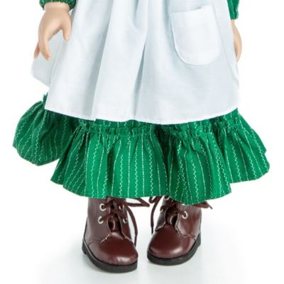 Image showing  Brown Lace Up Boots and Shoe Box for 18 in. Dolls