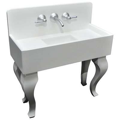 The Queen's Treasures 1930's Style Farmhouse Sink for 18 in. Doll Kitchens