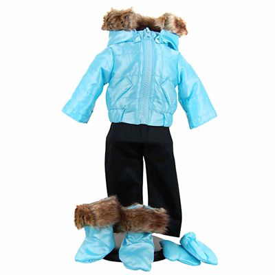 The Queen's Treasures Complete Blue Snow Suit Outfit Intended for 15 in. Bitty Baby Dolls