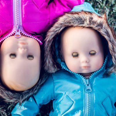 Image showing 7 th The Queen's Treasures Complete Blue Snow Suit Outfit Intended for 15 in. Bitty Baby Dolls