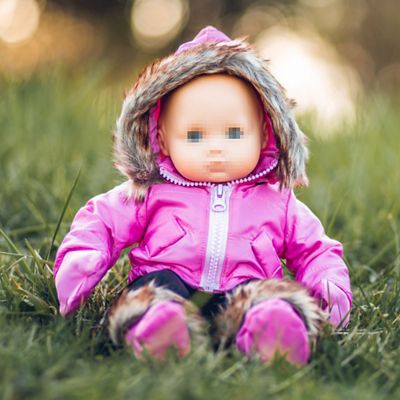 Image showing  Complete Pink Snow Suit Intended for 15 in. Bitty Baby Dolls