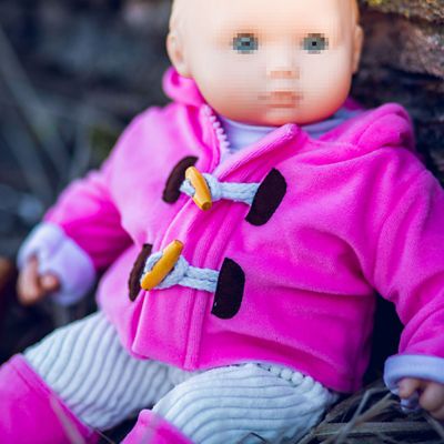 Image showing  Two Complete Overall Outfits Intended for 15 in. Bitty Baby Dolls