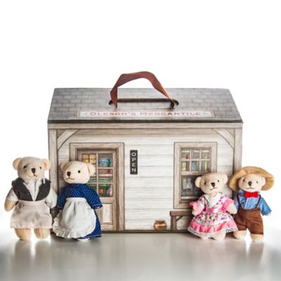 The Queen's Treasures My First Little House Oleson's Bear Family and Mercantile Play Set