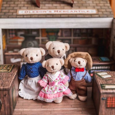 Image showing  My First Little House Oleson's Bear Family and Mercantile Play Set
