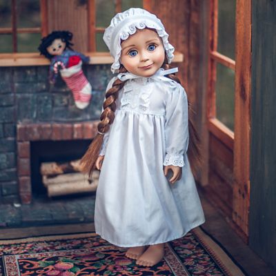 Image showing  18 in. Little House on the Prairie Laura Ingalls Doll and Accessories