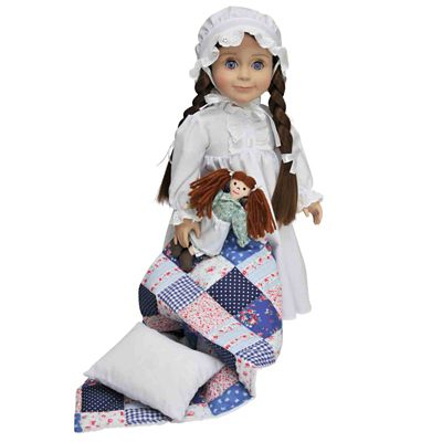 Image showing  18 in. Little House on the Prairie Laura Ingalls Doll and Accessories