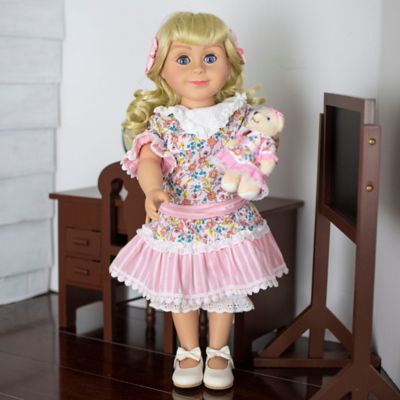 Image showing  Little House on the Prairie Nellie Oleson 18 in. Doll and Accessories