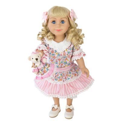 Image showing  Little House on the Prairie Nellie Oleson 18 in. Doll and Accessories