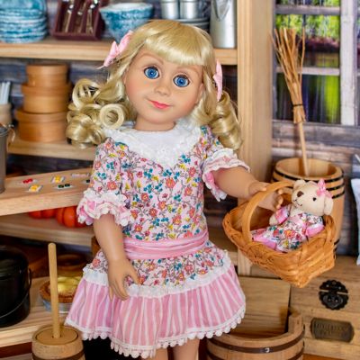 Image showing 5 th The Queen's Treasures Little House on the Prairie Nellie Oleson 18 in. Doll and Accessories