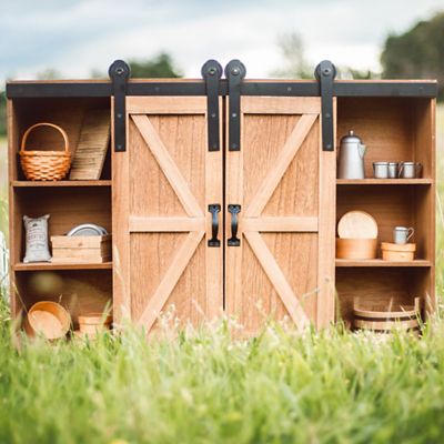 Image showing  Little House on the Prairie Clothes Storage and Accessory Trunk for 18 in. Dolls