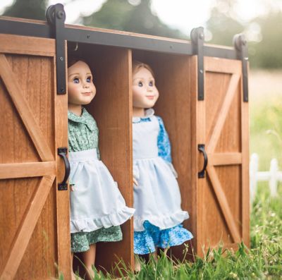 Image showing  Little House on the Prairie Clothes Storage and Accessory Trunk for 18 in. Dolls