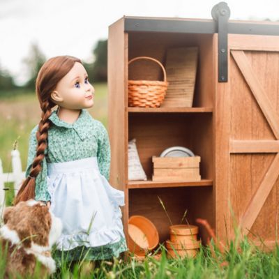 Image showing  Little House on the Prairie Clothes Storage and Accessory Trunk for 18 in. Dolls