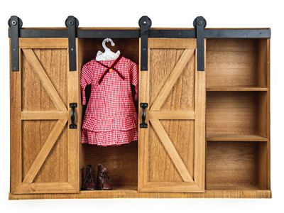 Image showing 6 th The Queen's Treasures Little House on the Prairie Clothes Storage and Accessory Trunk for 18 in. Dolls