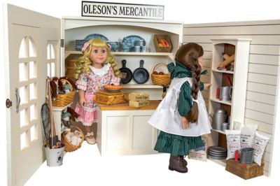 Image showing  Little House on the Prairie Oleson's Mercantile Play Set for 18 in. Dolls