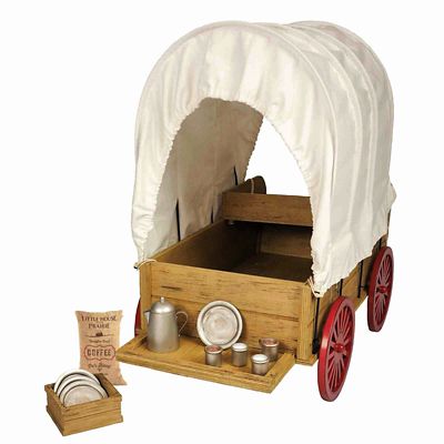 Image showing  Little House on the Prairie 1880's Dishware Set for 18 in. Dolls