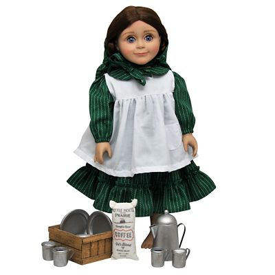 Image showing  Little House on the Prairie 1880's Dishware Set for 18 in. Dolls