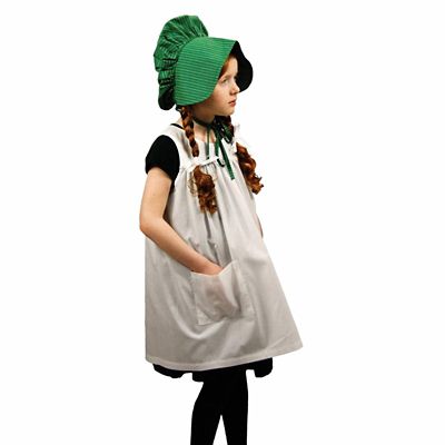 The Queen's Treasures Little House on the Prairie Child-Size Apron & Bonnet Set