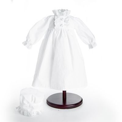 The Queen's Treasures Little House on the Prairie Nightgown Pajamas and Cap for 18 in. Dolls