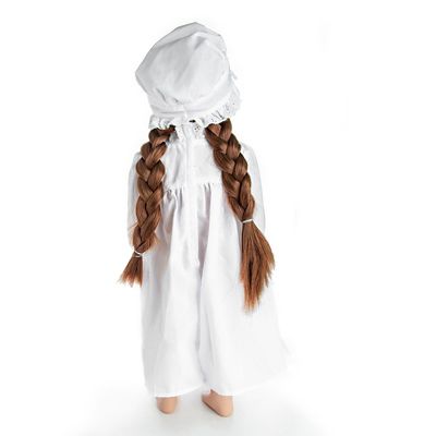 Image showing  Little House on the Prairie Nightgown Pajamas and Cap for 18 in. Dolls