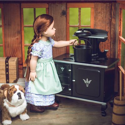 Image showing  Little House on the Prairie Wood Cook Stove for 18 in. Dolls