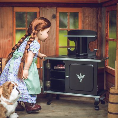 Image showing  Little House on the Prairie Wood Cook Stove for 18 in. Dolls