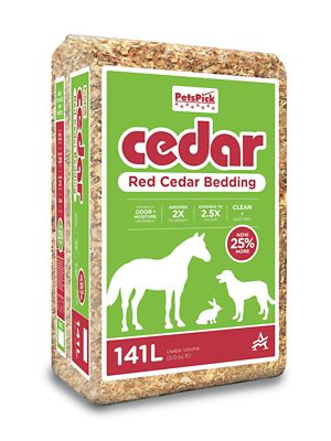 PetsPick Cedar Small Pet Bedding, 141L