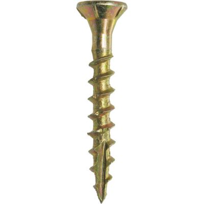 Image showing  1 lb. Construction Screw 1-1/4 in. Gold